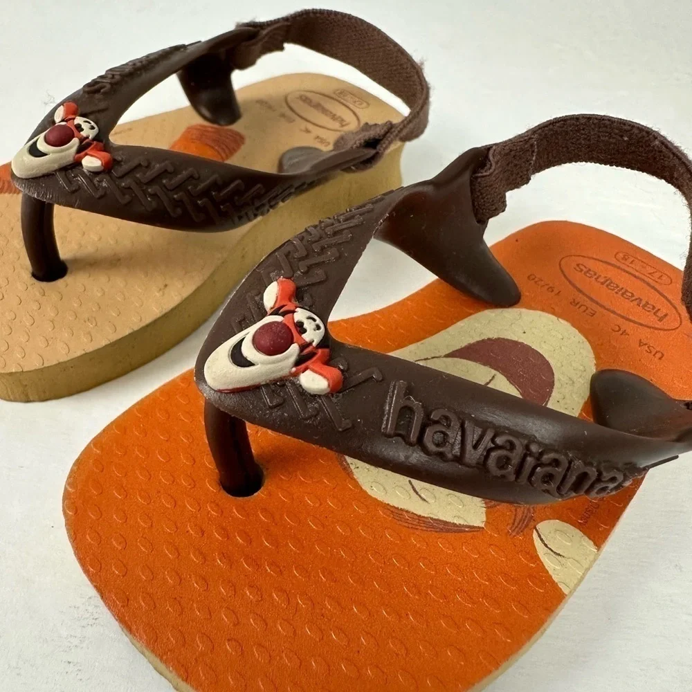 Havaianas Baby Disney Tigger Sandals Sz 4
